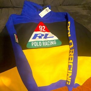 Brand new with tags Polo Racing Pull Over sweater